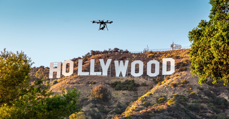 drones hollywood filmindustrie faa