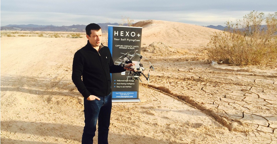 hexoplus drone auto follow kickstarter