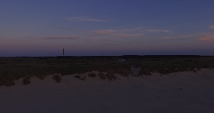 Zonsondergang op Ameland gefilmd met DJI Phantom 3 Standard